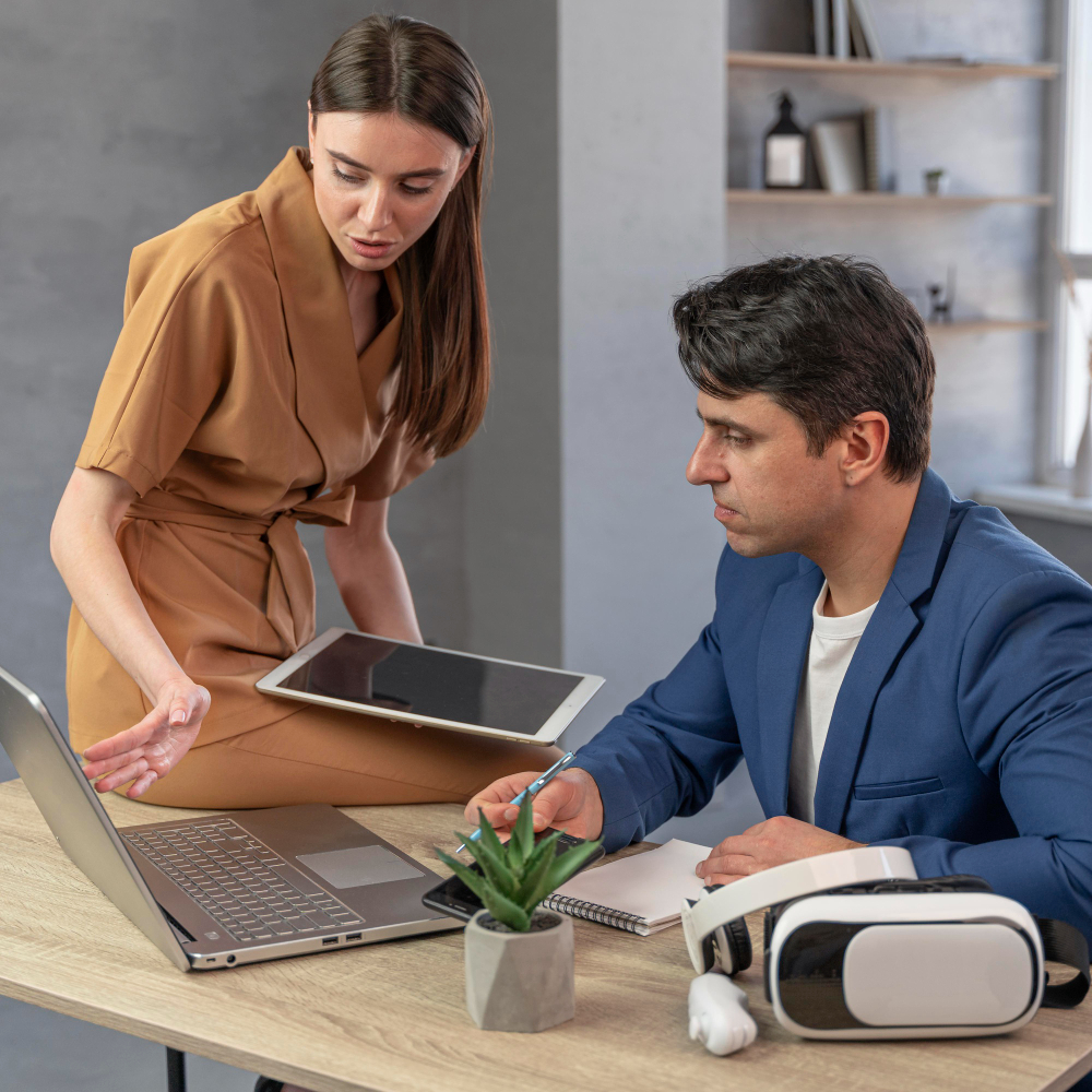 Digital transformation vision concept