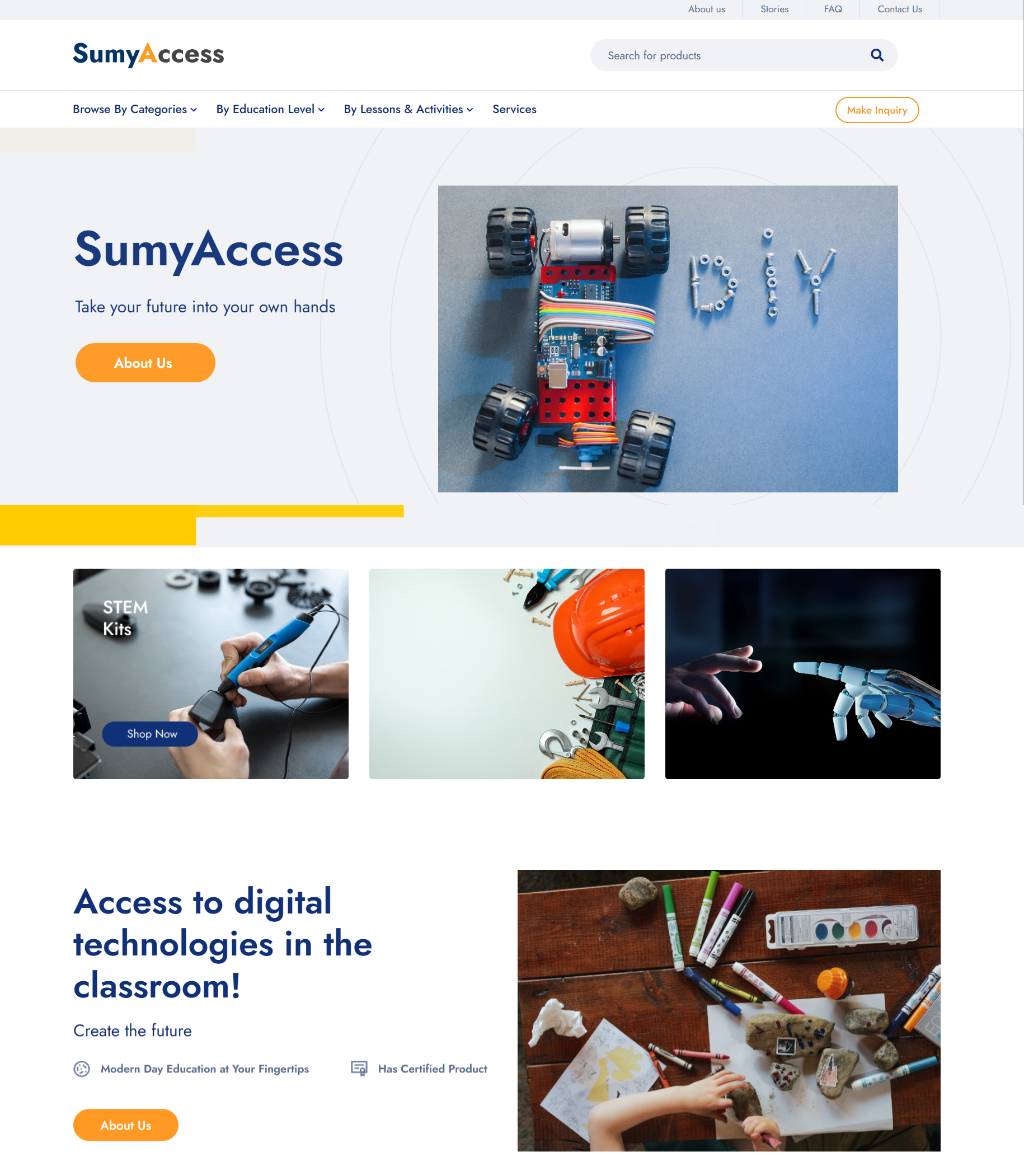 Sumy Access - Desktop View